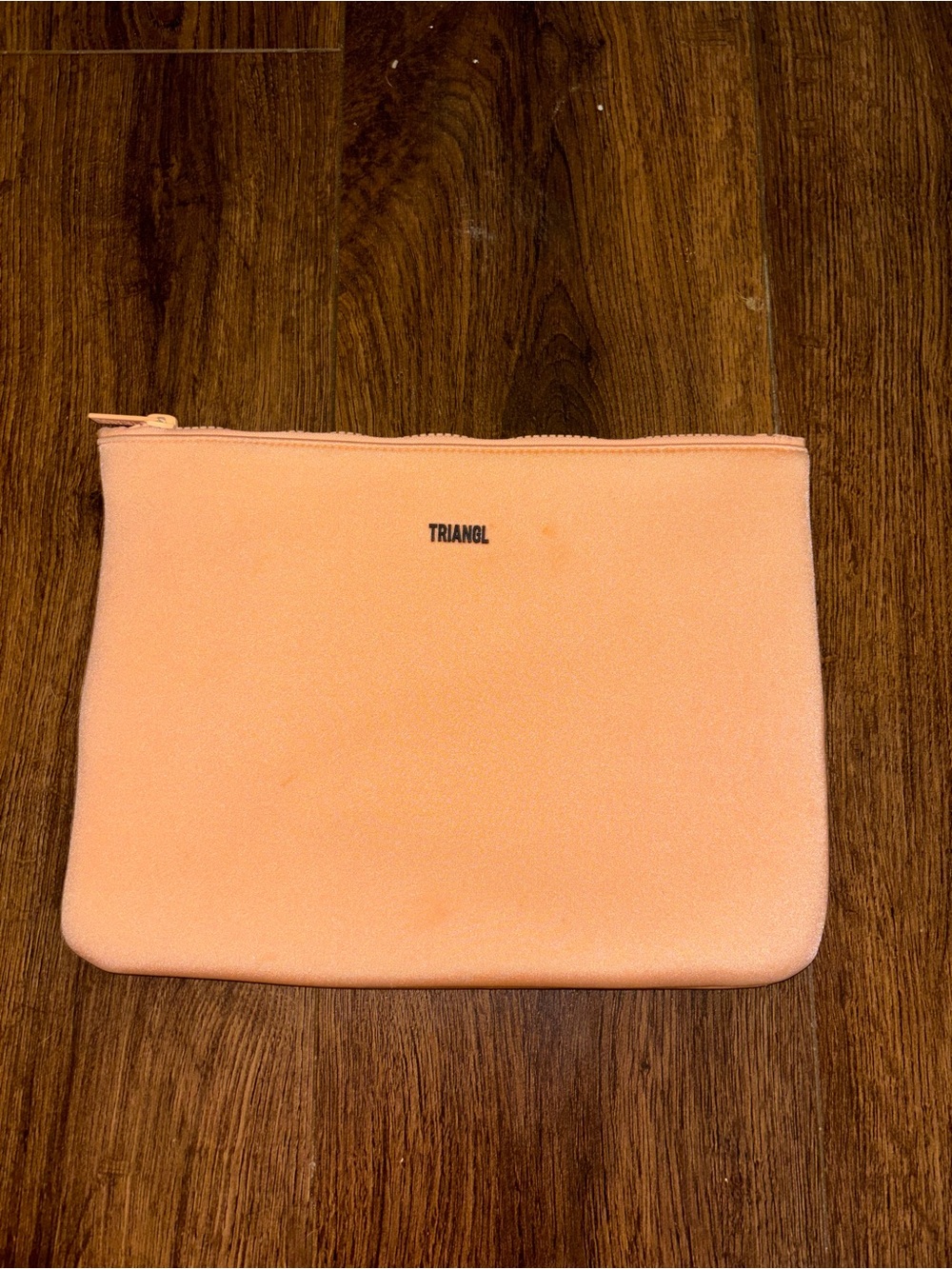 triangl swimwear Peach Zip Pouch Wet Bag